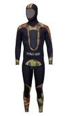 PoloSub Mens Open Cell Brown Camo Wetsuit 5.5mm