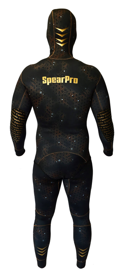 SpearPro Golden Cabrilla Mens Wetsuit - 2mm Titanium Lined